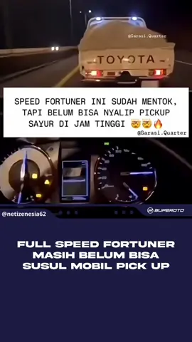 Ada yang tau mobil pick up ini pake mesin apa? #toyota #fortuner #pickup #speed