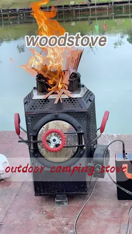 Do you want to try cooking with this stove?#camping #Outdoors #Distributor #woodstove #factory 