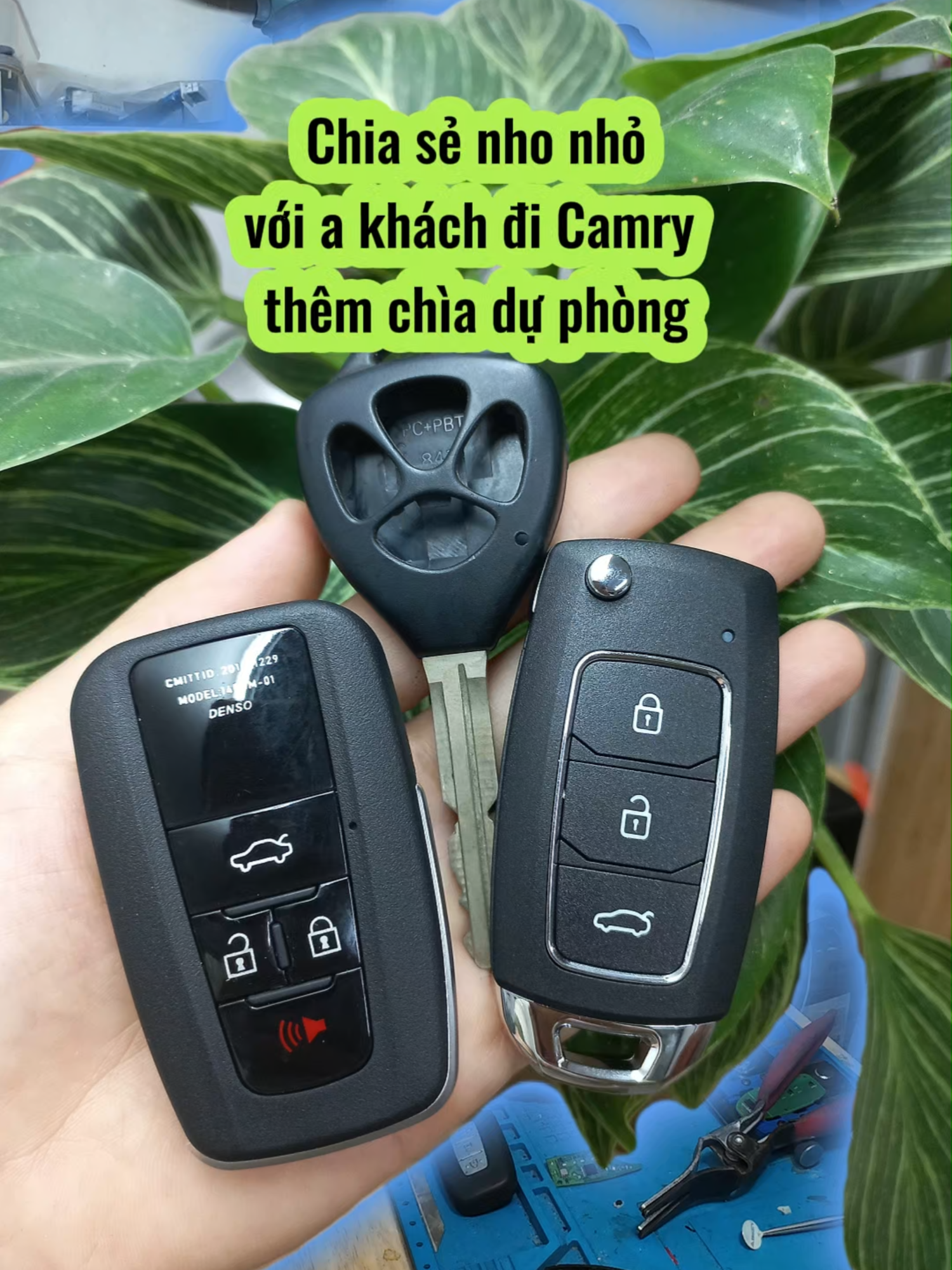 Chìa chính chìa phụ là ntn????... #suakhoa #suakhoaoto #vogapchiakhoa #mocuaxeoto #lamchiakhoaoto #matchiakhoa #chiakhoacamry