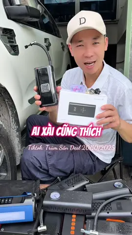 Nên có sẵn một cái bơm lốp như này trong xe cần là có sử dụng luôn các Bác ạ #chiendichnhasangtao #cuocduanhasangtao #bomlopoto #bomlopxe #maybomlopoto 