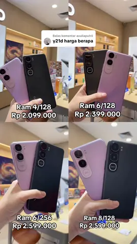 Membalas @auuliaputrii  Spil harga Hpvivo Y21d➡️ 🛎️ Desainnya sih tipis, tapi efeknya tebal banget! Soalnya tiap liat vivo Y21d, auto jatuh cinta 😍 Selain itu, juga dilengkapi dengan spesifikasi yang #gakhabishabis lainnya: 💧Tahan Air Ekstrim  IP68/69/69+ ⚡6500mAh Tahan 3 Hari 💪Tahan Banting Ekstrem SGS Gold & Military Grade 📱Flagship Flat Screen 📷 50MP Sony Underwater Photography 🎮 Bypass Charging ✨ Dynamic Light 🔈Dual Stereo Speakers + 400% Audio Booster 🛡 5 Tahun Kesehatan Baterai 💎Dapatkan VIP Prime pergantian Antigores dan Softcase per tahun secara GRATIS! Tunggu apalagi? Segera kunjungi store vivo resmi kesayangan kamu sekarang dan dapatkan Ekstra Benefitnya!🔥 #Y21dailylife #Gakhabishabistangguhnya #vivoY21d #vivostorey21d  @vivocampus_indonesia @vivo Indonesia @vivo sumsel 