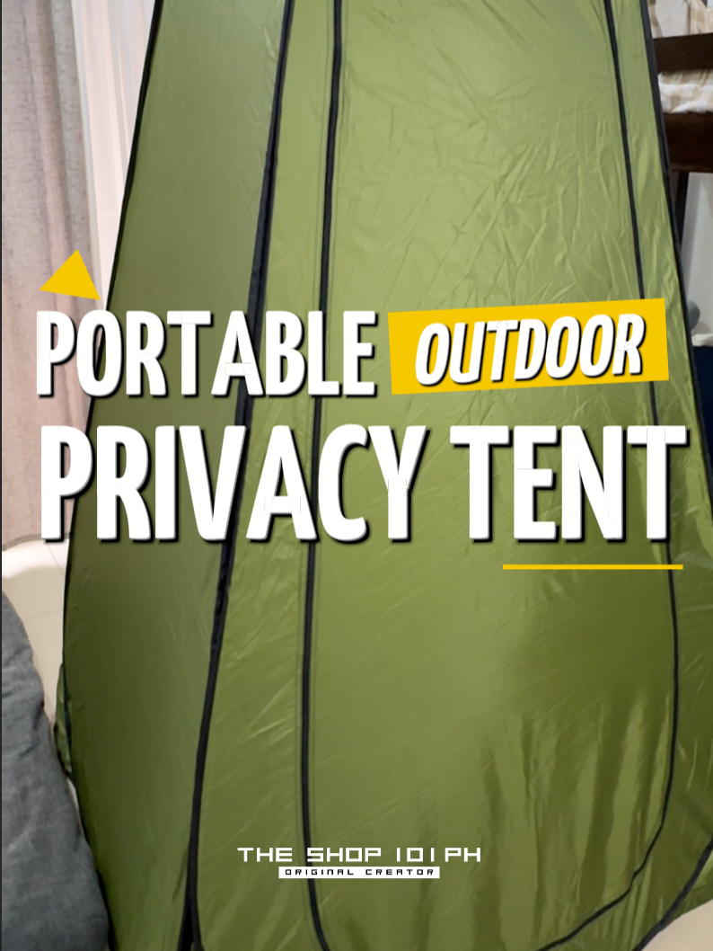 PORTABLE OUTDOOR PRIVACY TENT - Kung mahilig kayong mag camping eto ang isa sa mga dapat nyong dinadala.  #portablecrtent  #portableshowertent  #showertent #campinggear #theshop101ph #fyt