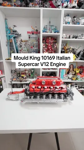 Mould King 10169 Italian Supercar V12 Engine את הסט הזה קיבלתי מ@Ibrix לסקירה אז תודה להם ❤️ מנוע וי-12 עם 3472 חלקים וממונע במחיר של 590₪ שלהם! הסט עצמו ענקיייי וכולו טכני עם חלקים מאתגרים ובניה הכי מעניינת שיצא לי להרכיב וגם הכי מאתגרת לקח לי שבוע לסיים את זה והתוצאה הסופית פשוט משוגעת חובבי הרכבים שפה מה אתם אומרים? #mouldking #v12engine 