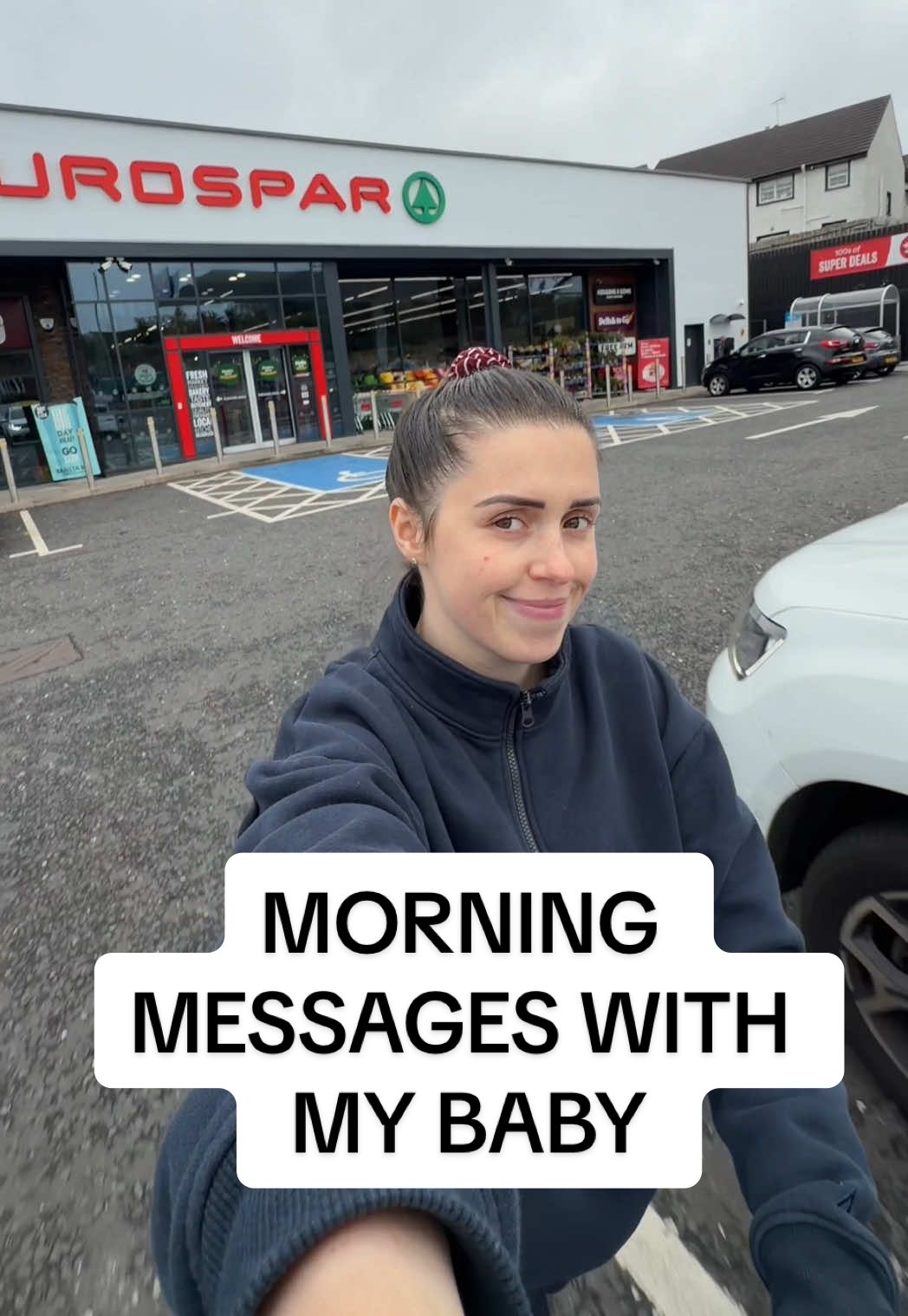 Morning messages done ✅ and I didn’t have to take the baby in and out of the car ten times…😅😂   @EUROSPAR NI is our favourite one-stop shop👻🧡