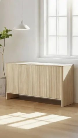 POV: You finally found that one piece that hides clutter and makes your home look designer 😌. This fluted sideboard? Pure perfection. #Giratree #Giratreefurniture #POVDecor #HomeStyle