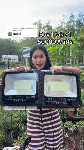 Replying to @Isagani Cubita #solarlights #outdoorsolarlight #buy1take1 