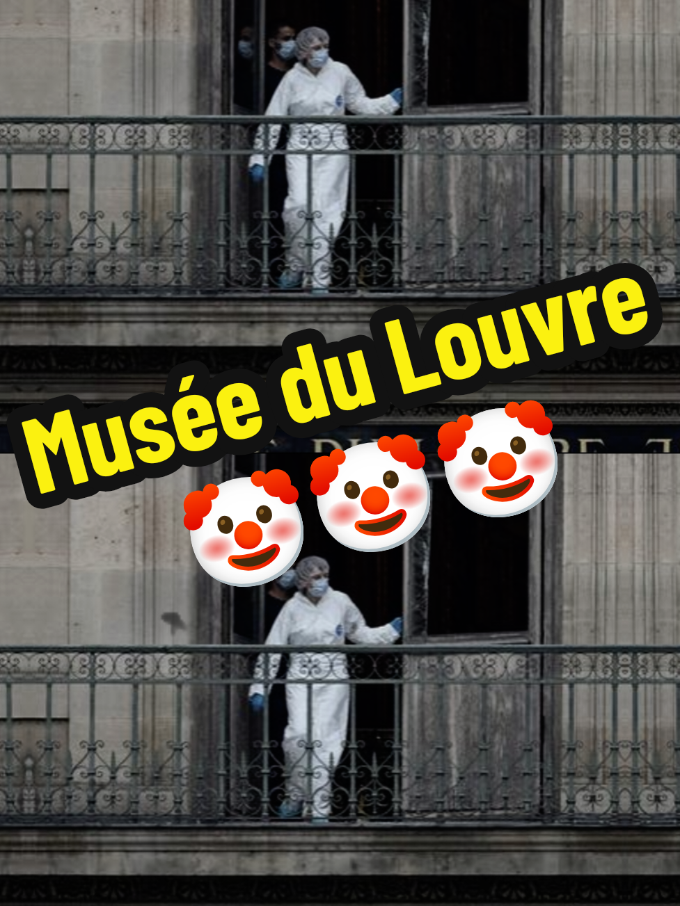 Non mais t’as vu la gueule de la fenêtre du Louvre ? 😂 La même que dans un cambriolage d’il y a 50 ans ! Même mes fenêtres sont plus sécurisées… et j’ai des alarmes à 15 € ! Apparemment, eux non 🤡 #Louvre #Sécurité #MadeInFrance #lelouvre #humouroupas 