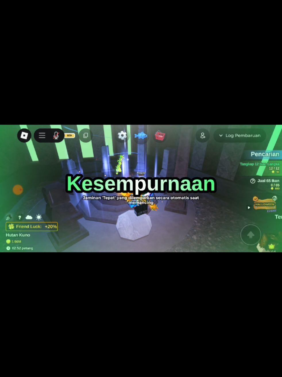 Eh kok malah jadi gini 😭 .  .  .  .  .  #fishit #fishitroblox #doubleenchant #enchant #fyproblox 