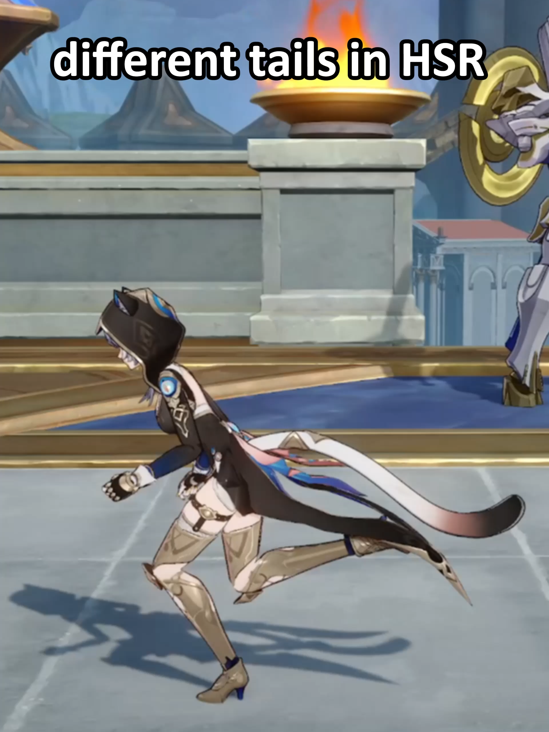 different tails in HSR #hsrhana #HonkaiStarRail #hsr #starrail #genshin #fyp #foryourepage #trailblazers #trailblazer #hoyoverse #danheng #cipher #huohuo