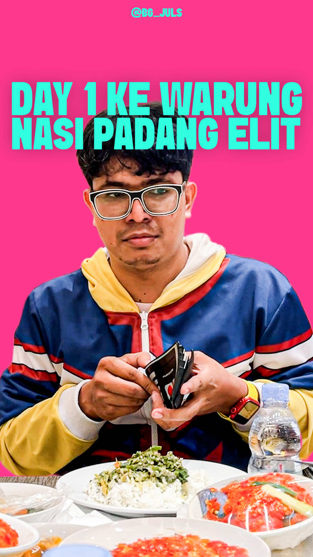 Aneh aneh aja nasi padang di jakarta ini Dikit lagi 300… di lhokseumawe ada yg 10ribu. Jadi setera makan siang selama sebulan 🥹 Jujur jiwa miskin ku meronta ronta pas disini. Untung gak di usir 😭 #bgjuls #sengklekman #nasipadang 