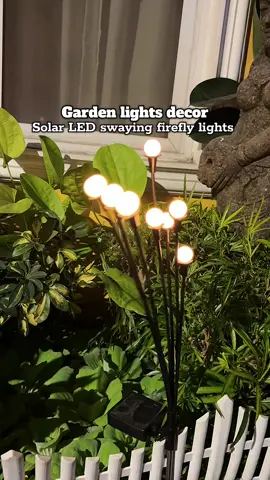 LED Solar Firefly Swaying Light Outdoor Garden Decoration Landscape Lights Firework Christmas Garden Lamp #christmasdecor #solarfireflylights #solargardenlight #solarswayinglights #fyp 