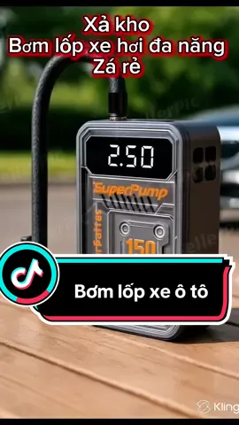 Bơm lốp xe hơi đa năng mini#xuhuong #bomlopoto #bomlopxe #bomlop 
