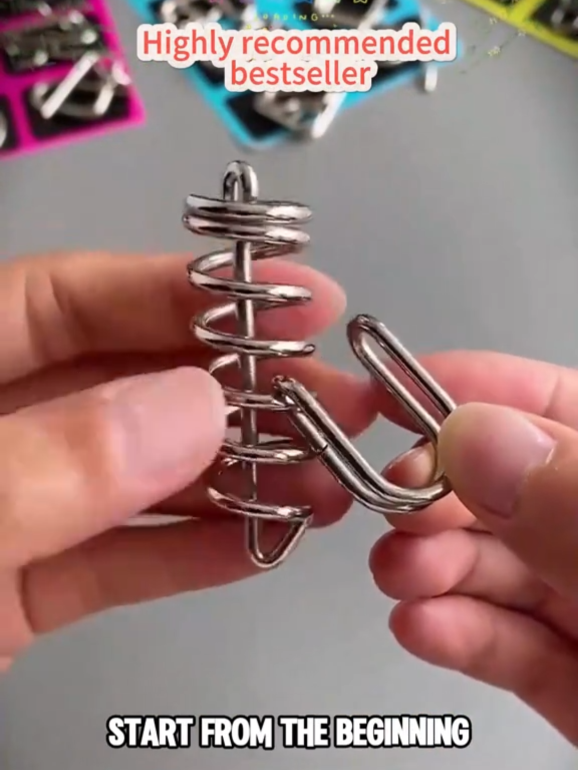 Kids bored after 5 minutes? Watch them focus for HOURS with this addictive puzzle! 🧠 #ParentWin They #educationaltoys#metalmontessoripuzzle#dealsforyoudays#wireiqmind #hobby #children