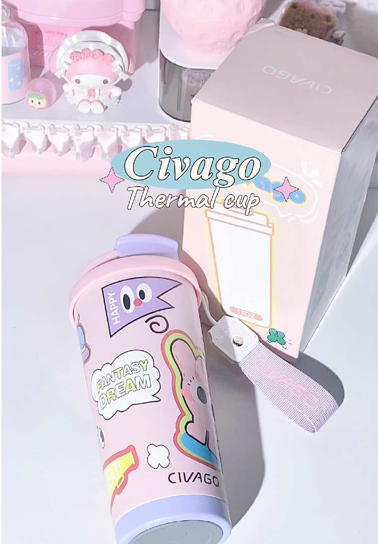 แก้วน่ารักมาก ของCivago แก้วเก็บความเย็นความร้อน พกพาสะดวก⭐️🎀 ##CIVAGO##CIVAGOแก้วน้ำเซรามิก#CIVAGOแก้วน้ําเซรามิกน #C#CIVAGOแก้วน้ํา