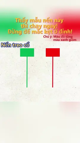 Thấy mẫu nến này thì chạy ngay! Đừng để mắc kẹt ở đỉnh! #MẫuNến #NếnTreoCổ #TínHiệuĐỉnh #ChốtLờiĐúngLúc #PhòngNgừaRủiRo