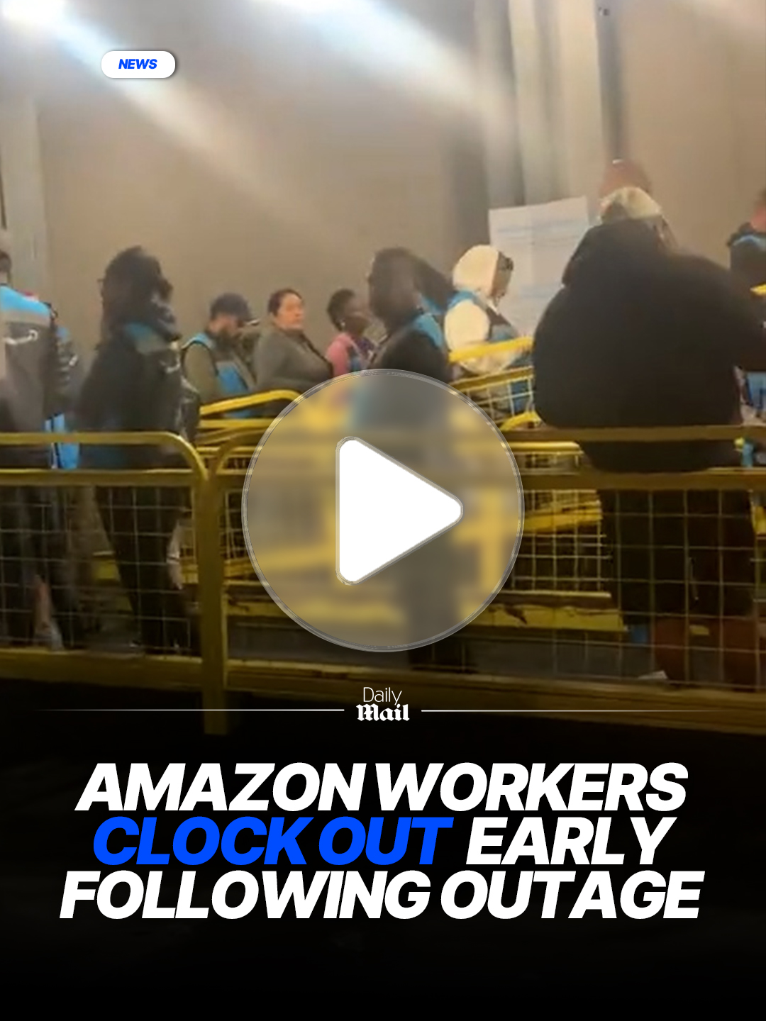 Following a major cloud outage, Amazon workers were seen logging out early.  'Half the internet' has been affected, with millions of people left unable to access sites including Snapchat, Fortnite, and Duolingo, as well as several banking apps.  Find out more at Daily Mail.  📽️ TikTok/soreal.soso #internet #amazon #US