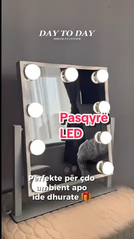 💡Pasqyrë LED për vetëm 19.99€✨ #perty #daytoday #daytodaytiktok #drita #pasqyreled 