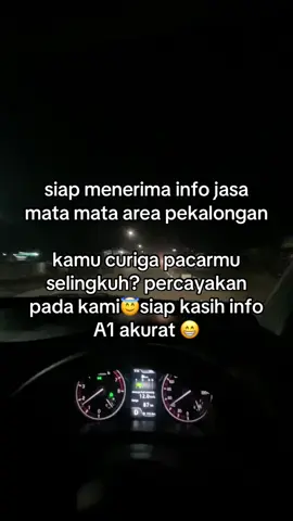Kamu curiga pasanganmu keluar sama orang lain?? andelin aja jasaintelpekalongan, dijamin info akurat A1 price?paling murah tentunya🥰#jasaintelpekalongan #pekalongan 