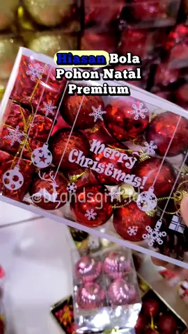 Hiasan Khusus Mix Premium, bahan lebih tebal dan motif lebih mengkilat, cek keranjang kuning❤️ #bolapremiumnatal #mixbolanatal #hiasannatal #bolanatal #sephoraalışverişim 