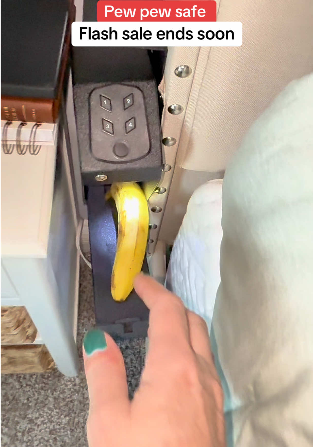 How easy is it for you to access your pew pew pewpew. This biometric safe makes it easy to grab it in a split second, before it's too late. #pewpew #pewpewpew #safety 