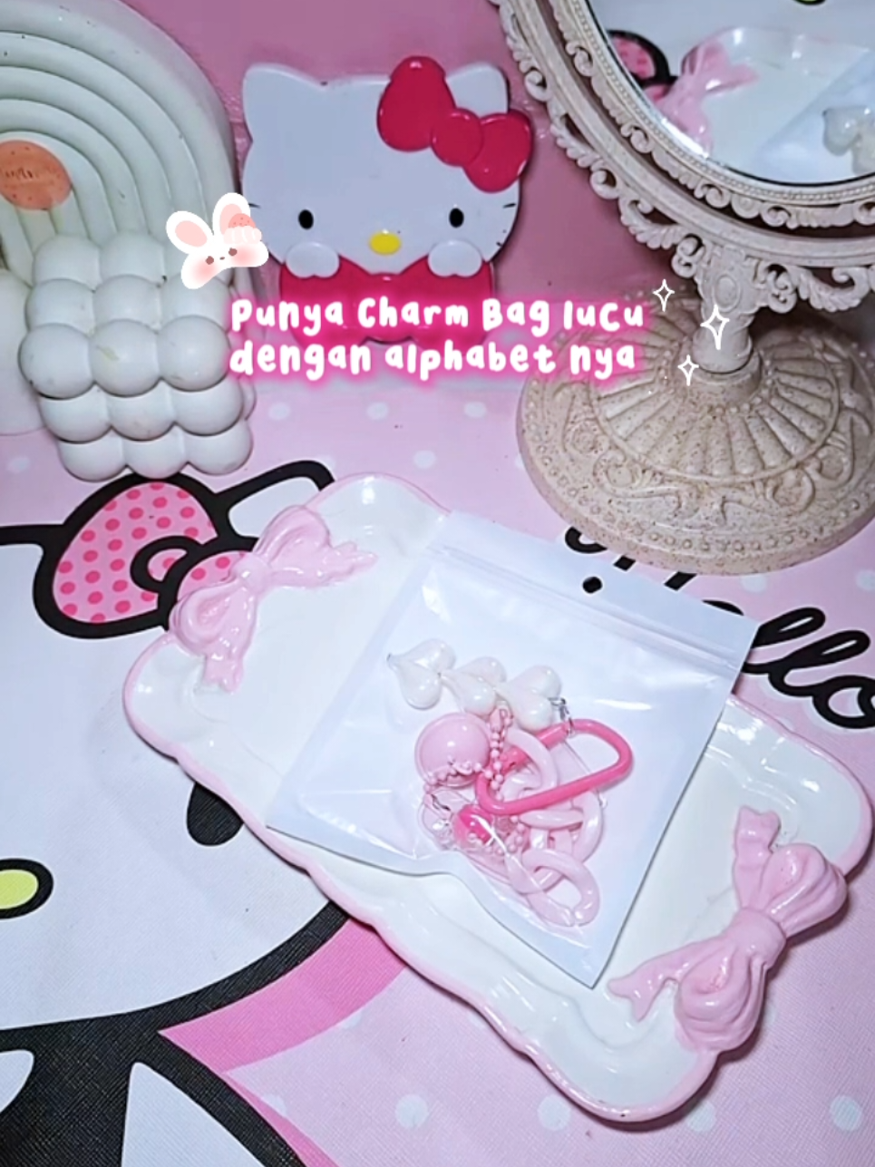 Charm bag lucu dari @sunshinelove.id 😍 #charmbag #keychain #gantungantas 