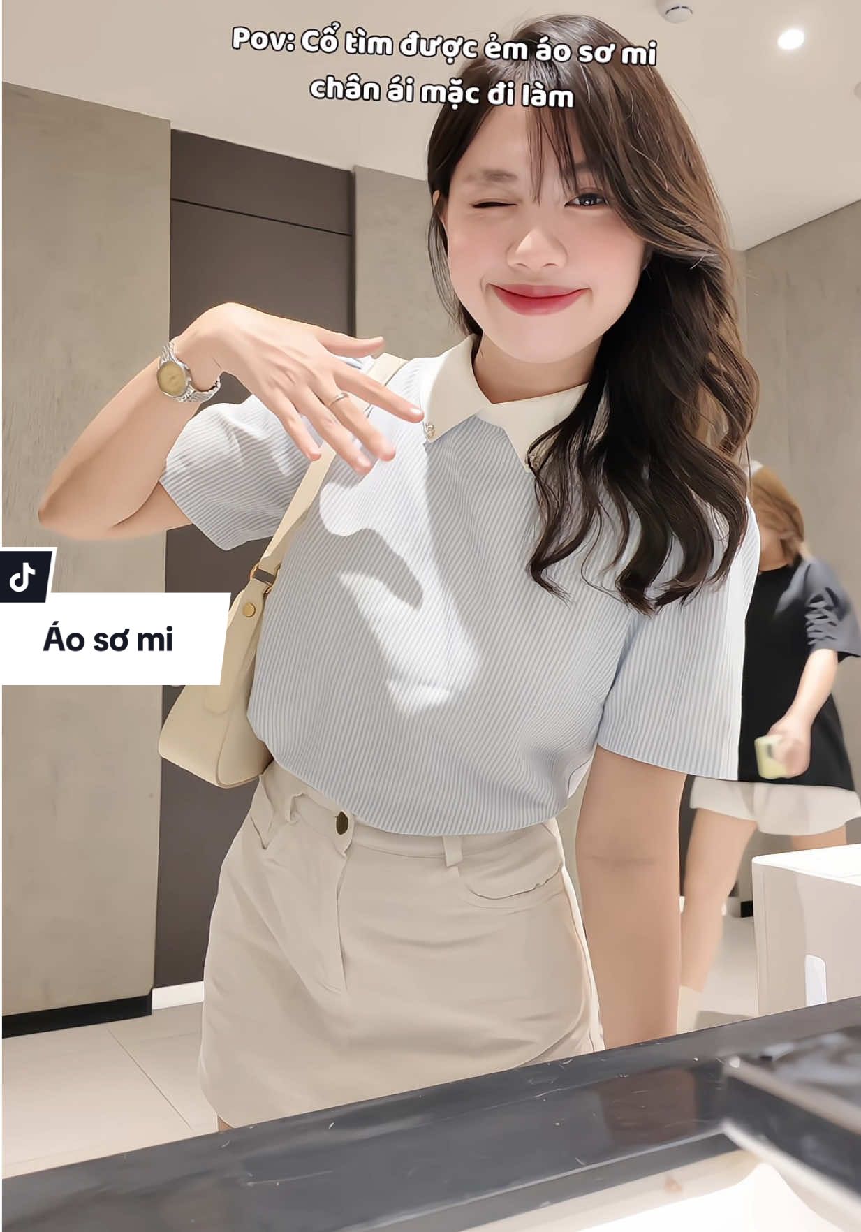 Ẻm sơ mi tui iu  #meimytom #aosomi 