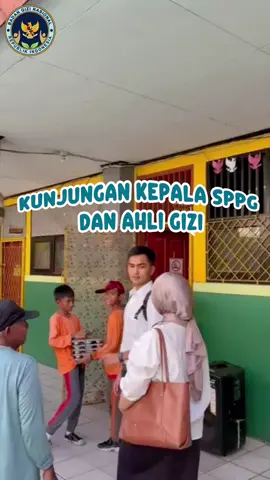 Kunjungan KA SPPG dan Ahli Gizi ke sekolah 💛 #sppgpawonkomandan #mbg #bgn #satuanpelayananpemunuhangizi #sppg 