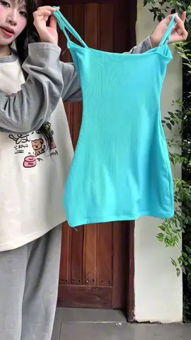 Đầm body xanh ngọc 2 dây quyến rũ - Váy ôm sát gợi cảm #dambody #damxinh #thoitrangnu #xuhuong 