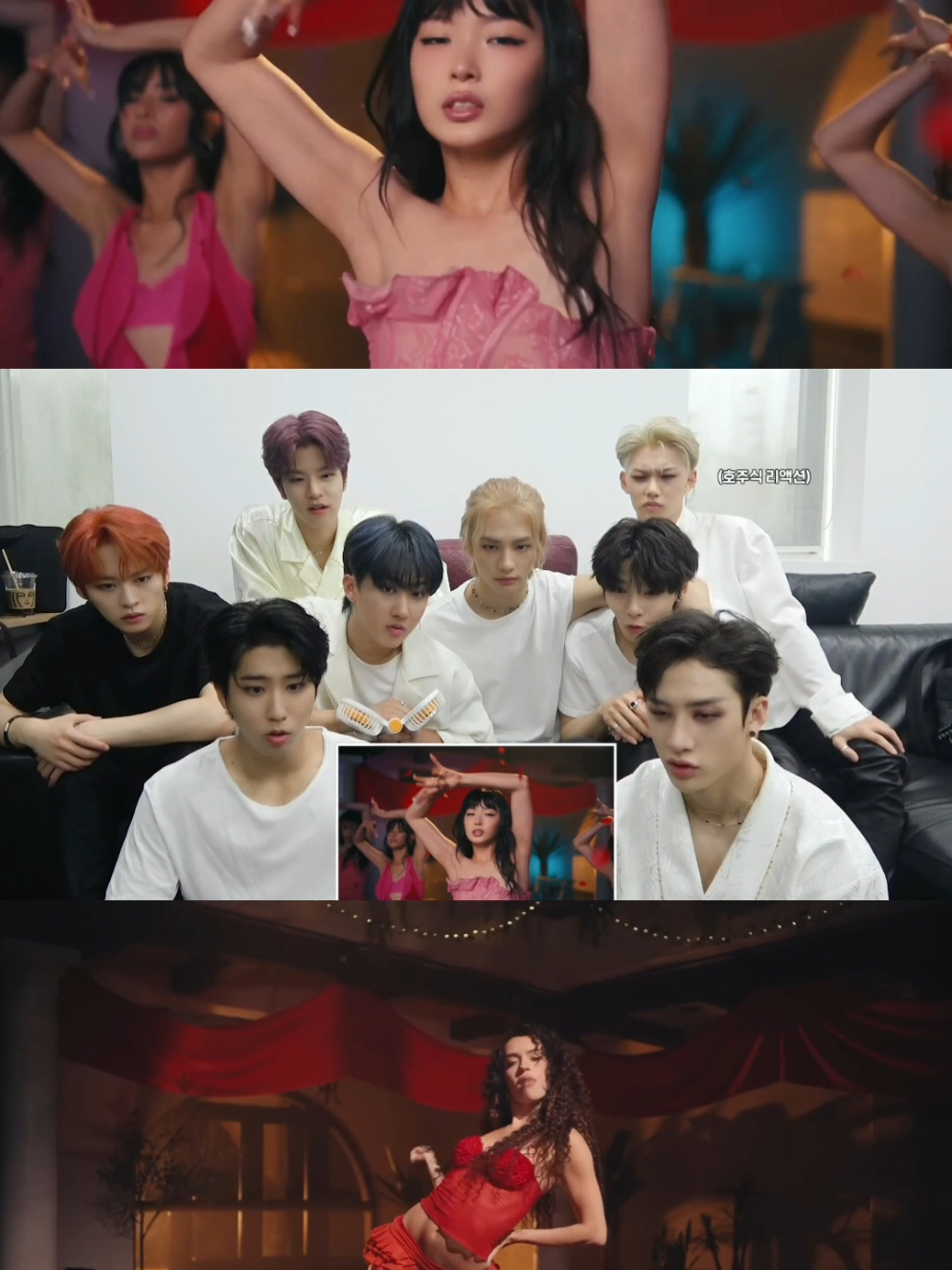 Stray Kids Reaction KATSEYE (캣츠아이) 'Gabriela' Performance Video Part 3 #KATSEYE #캣츠아이 #Gabriela