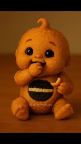 Fried Cookie 🍪 Eating ASMR #asmr #fyp #cookies #eating #aiart