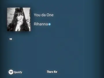 You da One - Rihanna #lyricsvideo #youdaone #rihanna #fyp #thurakw 
