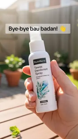 Rahasia pede seharian ada di sini! ✨ Nutrifarm Tawas Deodorant Spray bikin kamu wangi terus. Jangan sampe kehabisan! #DeodorantTawas #PedeMaksimal #NutrifarmOri #tiktokshop 