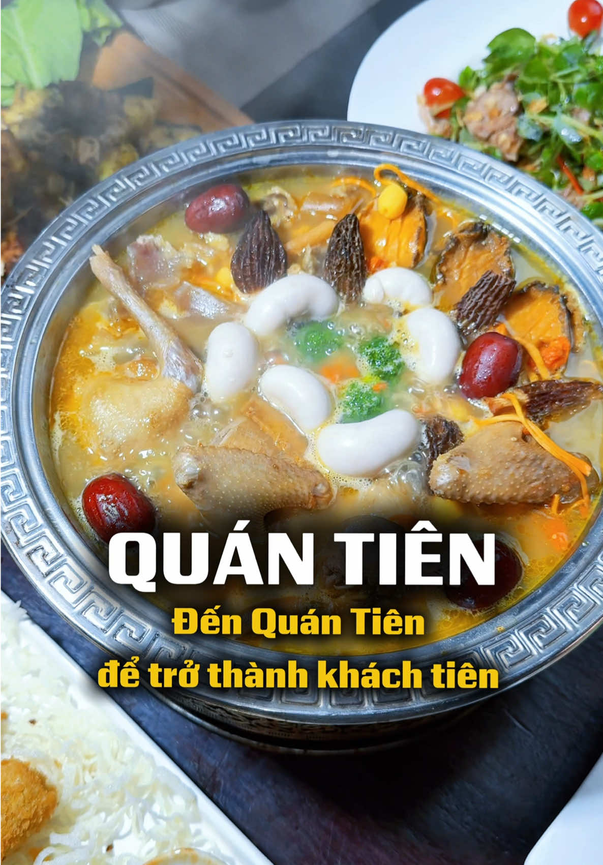 + 1 không gian private dining cho các bác đây ạ.  📍Quán Tiên - Triệu Việt Vương #quantien #viral #food #hanoi #haidanghaydi 