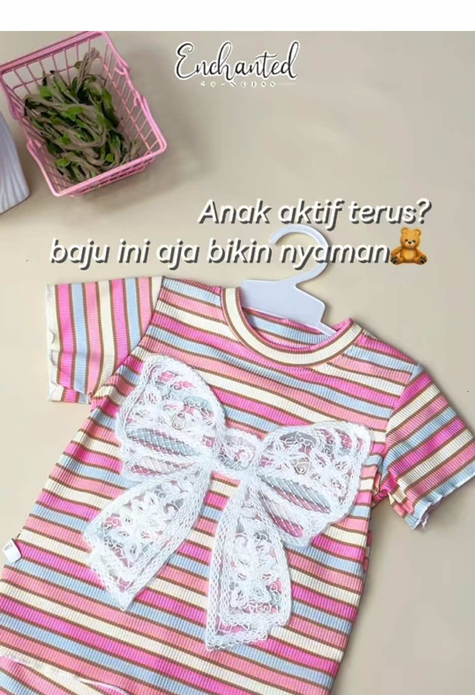 sikecil yang super aktif, cocok nya pake yang satu ini bunda🥰🛍️🧸🫶🏻#fyppppppppppppppppppppppp#ibucerdasbelanjabijak#onesetanak#enchantedprincess  