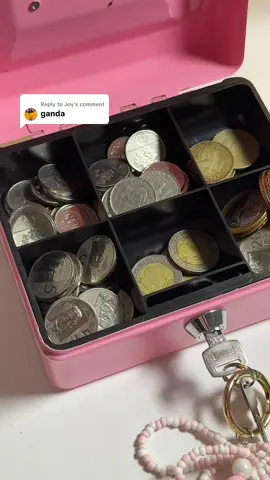 Replying to @Joy mini cash box in pink 🎀 #cashbox #cashboxwithlock #safebox #iponchallenge #pink 