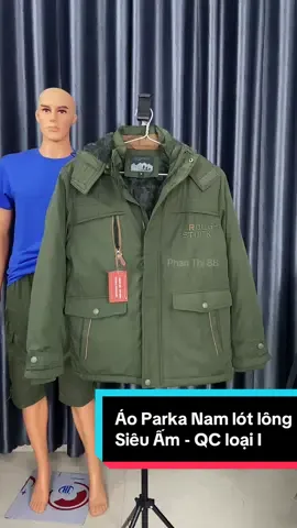 Áo Parka Nam Lót Lông, Siêu Ấm #thoitrangnam #aokhoacnam #aochongnuoc #aoparkanam #aoparka 