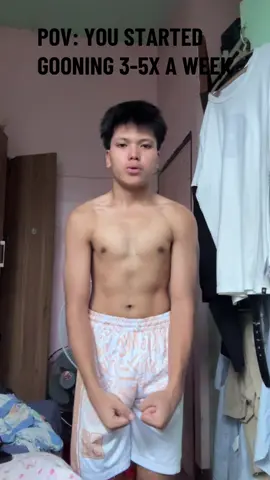 6 months of gooning  #gym #GymTok #gymmotivation #Lifestyle #Fitness 