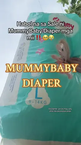 bumaba na presyo mii sale mummubaby diaper! Disclaimer: prices may vary after the promotion ends. #mummybabydiaper #diaper #babydiaper #tiktokshop #creatorsearchinsights 