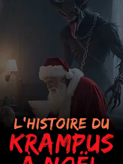 L’HISTOIRE TERRIFIANTE de KRAMPUS à NOËL ! 👹 Le compagnon maléfique du Père Noël, il punit les enfants désobéissants avec ses chaînes et son fouet… 😨 Certains disent qu’il rôde encore dans la nuit de Noël… et que personne n’est vraiment en sécurité. 🖤 #Horreur #LégendeUrbaine #Krampus #Noël #Mystère #CreepyTok #Fantôme #StoryTime