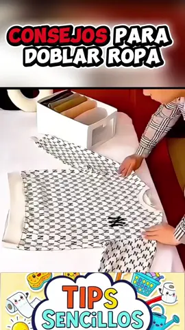 Consejos para doblar ropa  #viral #videoviral #fyp #LearnOnTikTok #LifeHack