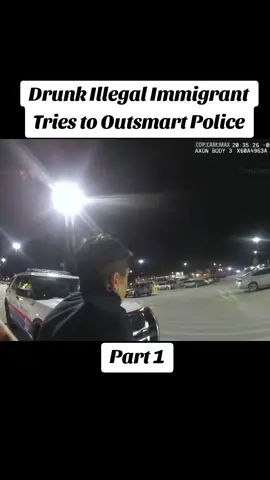 Drunk Illegal Immigrant Tries to Outsmart Police #police #policeofficer #cops #bodycam 
