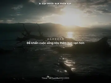 人生只有一次 你有责任尽可能活得精彩 . Cuộc đời chỉ có một lần, cậu có trách nhiệm phải sống thật rực rỡ nhất có thể. .                                  _                                                                 _  #nhactrungquoc #去见你想见的人 #vietsub #lyrics #thanhmai02112005 