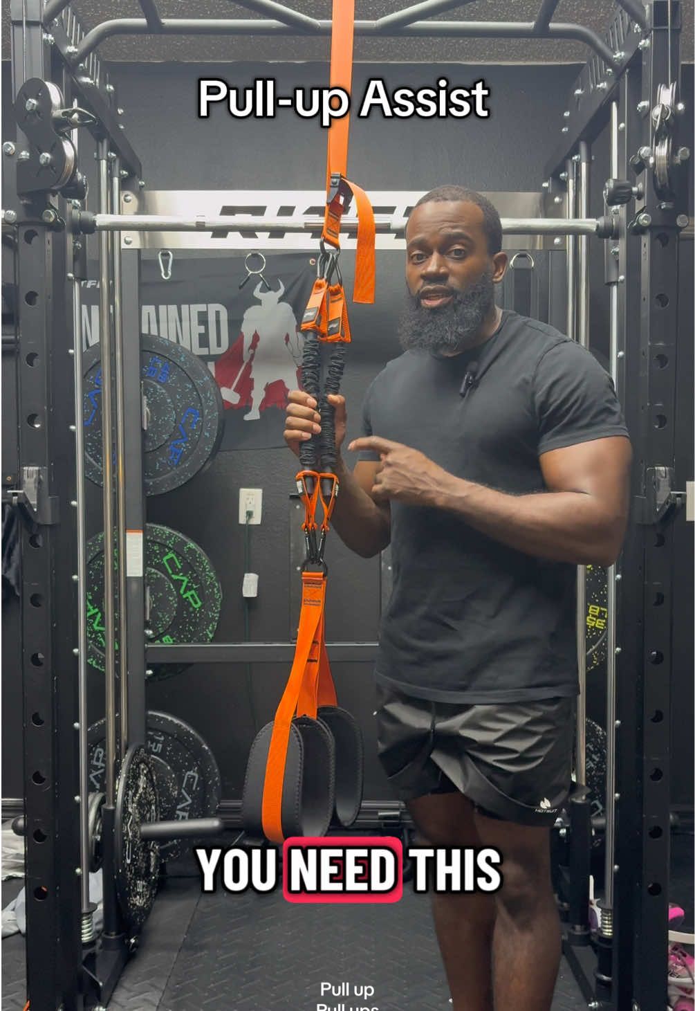 If you need help doing more pull ups you need this. #pullup #pullups #pullupchallenge #assistedpullups #GymTok 