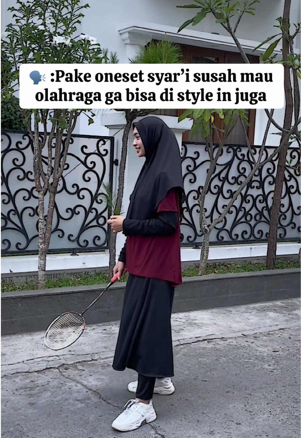 Siapa bilang? Ayo info p turnamen badminton🏸 kita adu outfit🤣 #suve #oneset #olahraga #fypシ゚ #SmallBusiness 