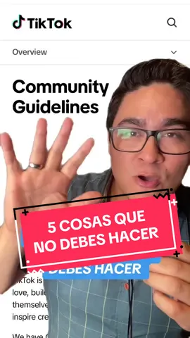 Nuevas normas de la comunidad de TikTok. 5 cosas que no debes hacer 🙌🏻 #normasdelacomunidadtiktok #envivo #liveselling #emprendimiento #venderentiktok 