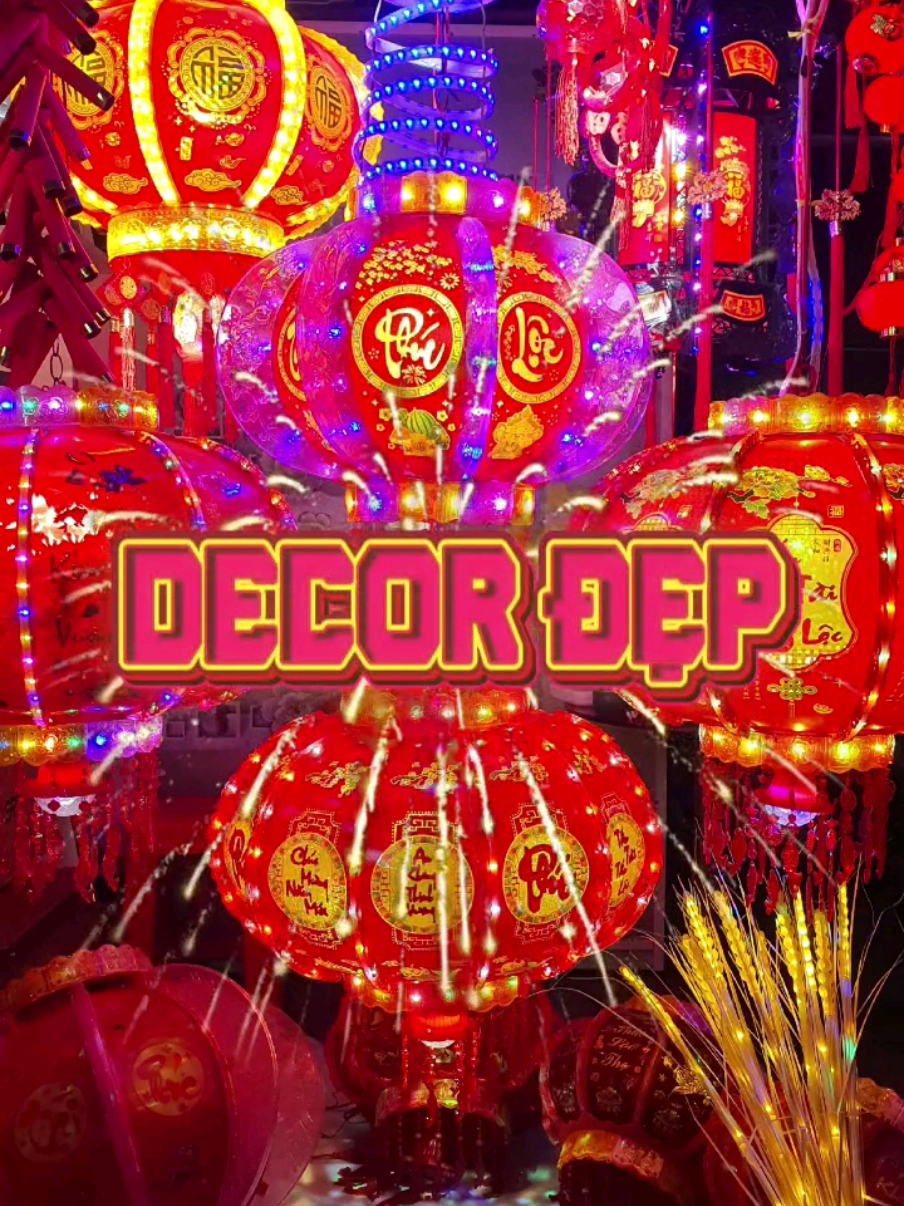 Đèn lồng điện tự xoay 360 độ mẫu mới nhất năm 2026 #khosibachhoa #denlongdien #denlong #trangtri #decor 