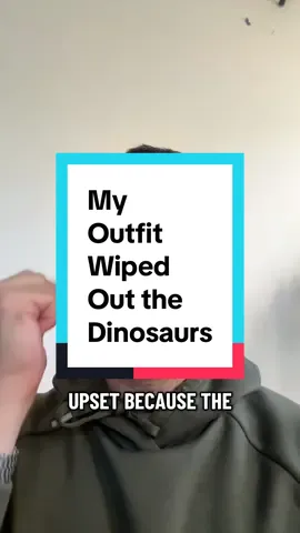 My apologies to the dinosaur community. #hatecomments 