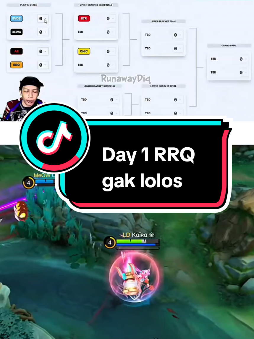 Day 1 RRQ gak lolos playoff #diraw #MLBB9TH #MLBB #rrq #playoffs 