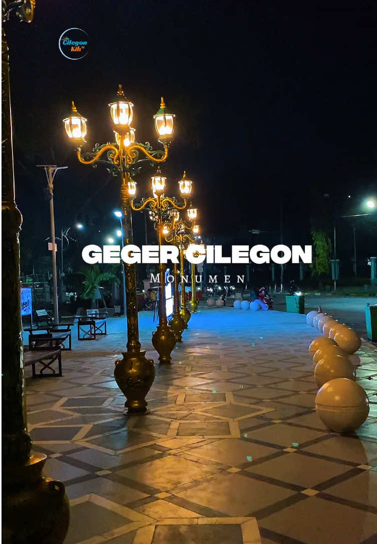 Terlihat estetik sekali monumen geger cilegon di malam hari #cilegon #cilegonviral #cilegon_kih #cilegonbanten #cilegontiktok 