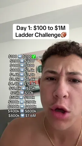 Lions Vs. Bucs Monday night football. Day 1 of the ladder challenge #nfl #lions #bucs 